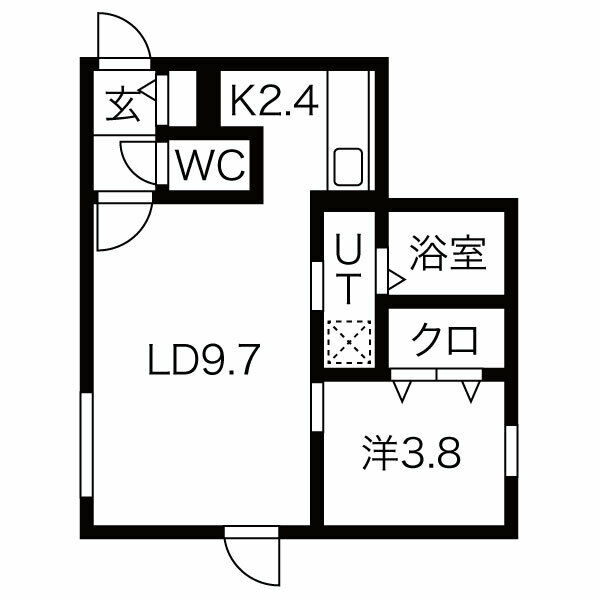 仮)SENNA栄通17MSの間取り