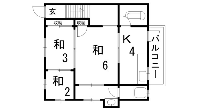 丸山町アパートの間取り