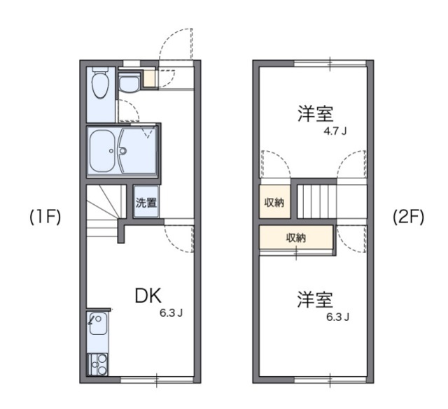 レオパレスLa-Paumeの間取り