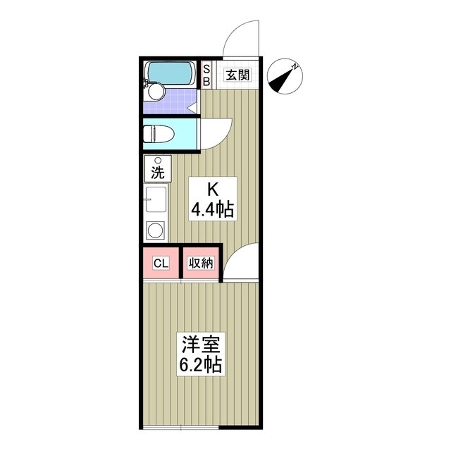 ハイム行田の間取り