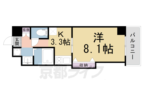 コルティーレＫ６の間取り