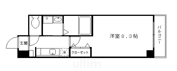 プレゼンス堀川の間取り