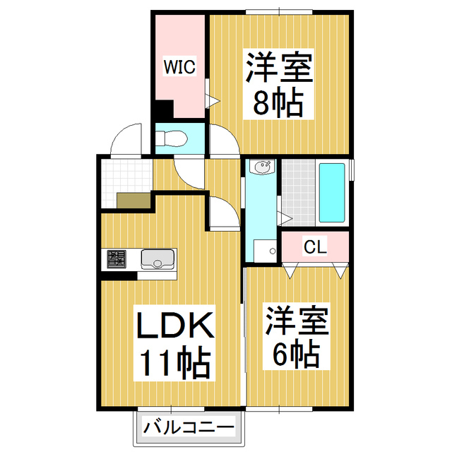 ラメーラ・ＲＩＣＯ　Ｂ棟の間取り