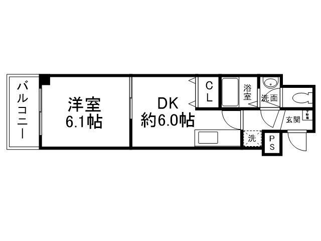 ルシール二条の間取り