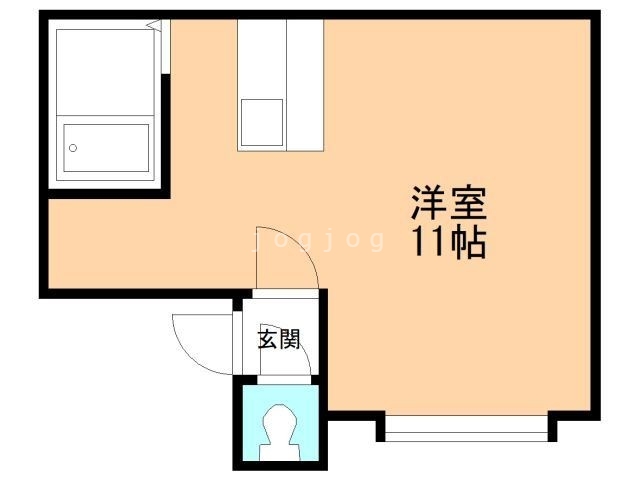 ＡＭＳ清田２－１Ｂの間取り