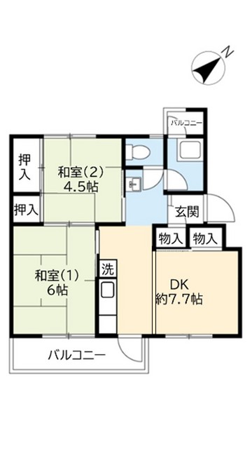 ＵＲ助松の間取り