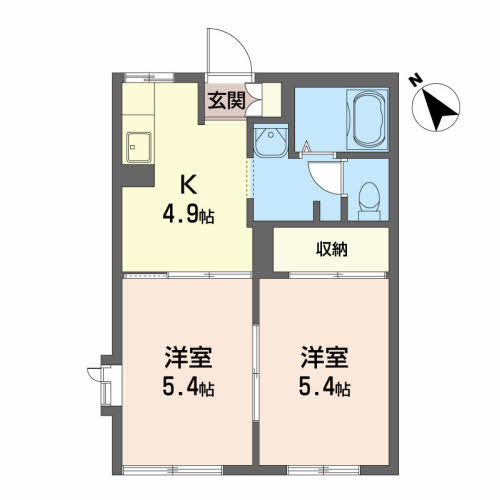 ディアス上堂　Ｄ（ＭＡＳＴ）の間取り