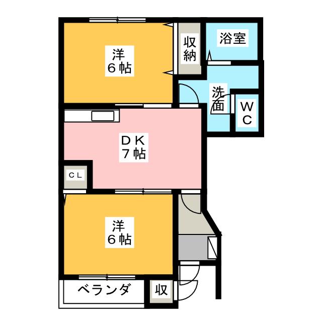 シャトードゥヴェルジェの間取り