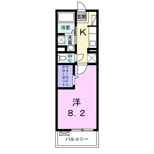 ＣＯＣＯ若里の間取り