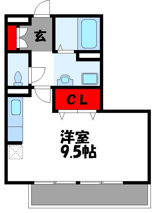 古賀市今の庄のアパートの間取り