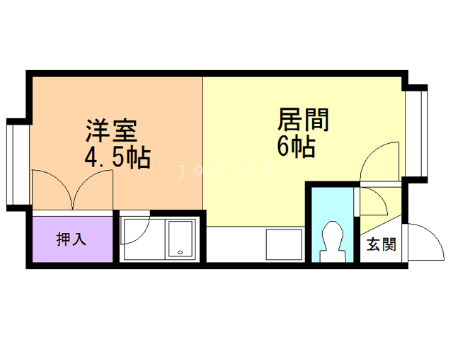 アイビー旭医前の間取り