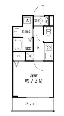 レフィールオーブ町屋駅前の間取り