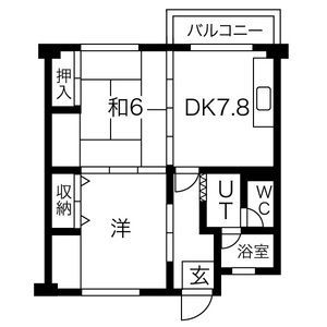 ハイムモリタの間取り写真