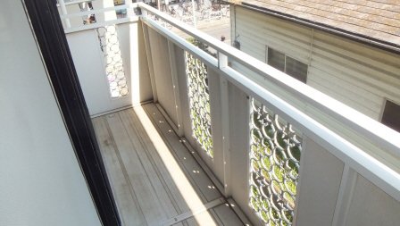 バルコニー　閑静な住宅街です。