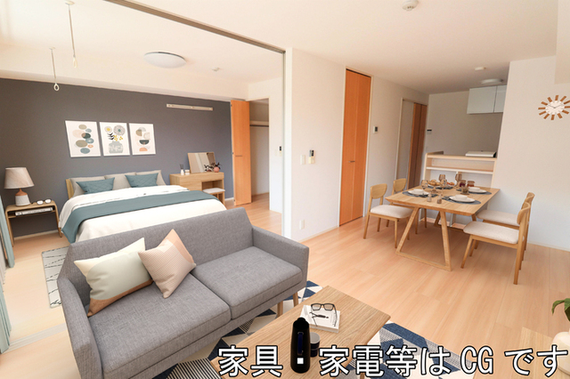 居室・リビング　ＬＤＫ（※家具・家電等はＣＧです）