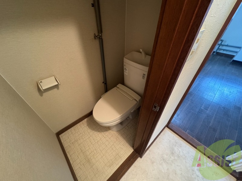 ＪＲ札沼線 篠路駅 徒歩11分 3階建 築45年のトイレ写真