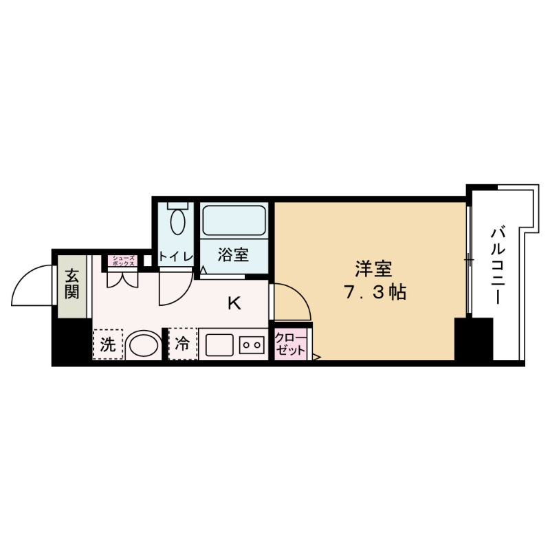 ミラージュパレス本町東レジデンスの間取り写真