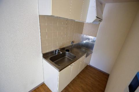 キッチン　ガスコンロ設置可能