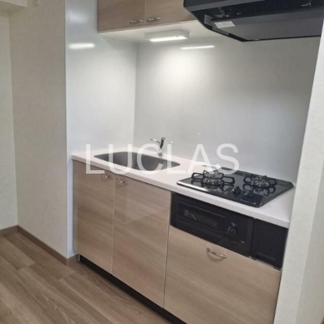 キッチン　2口コンロで使いやすいシステムキッチン♪