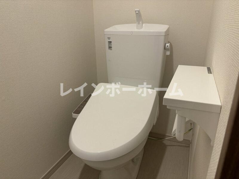 トイレ　ゆったりとした空間のトイレです