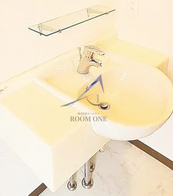 洗面設備　洗面台です。