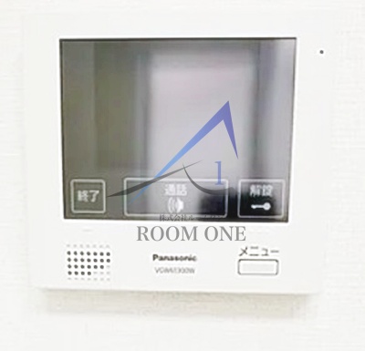 セキュリティ　モニター付きインターホンです。