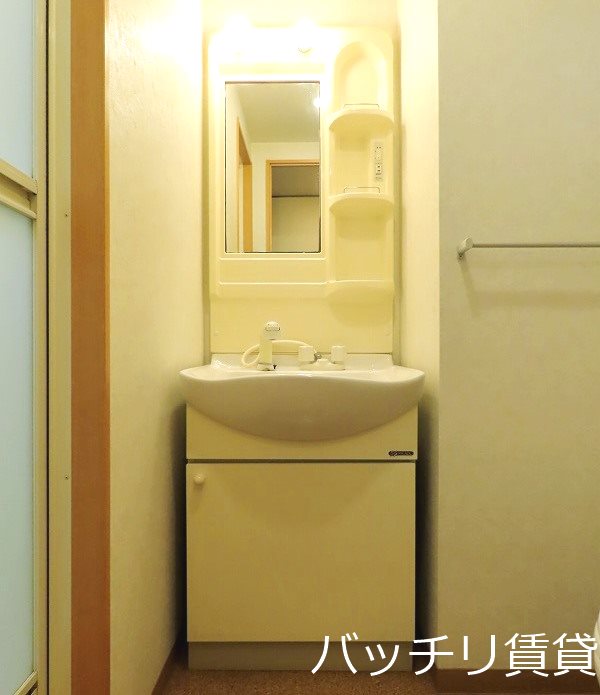 洗面設備　別号室タイプの為、現状を優先致します。