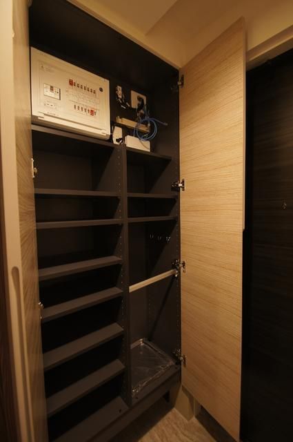 玄関　落ち着いた玄関です