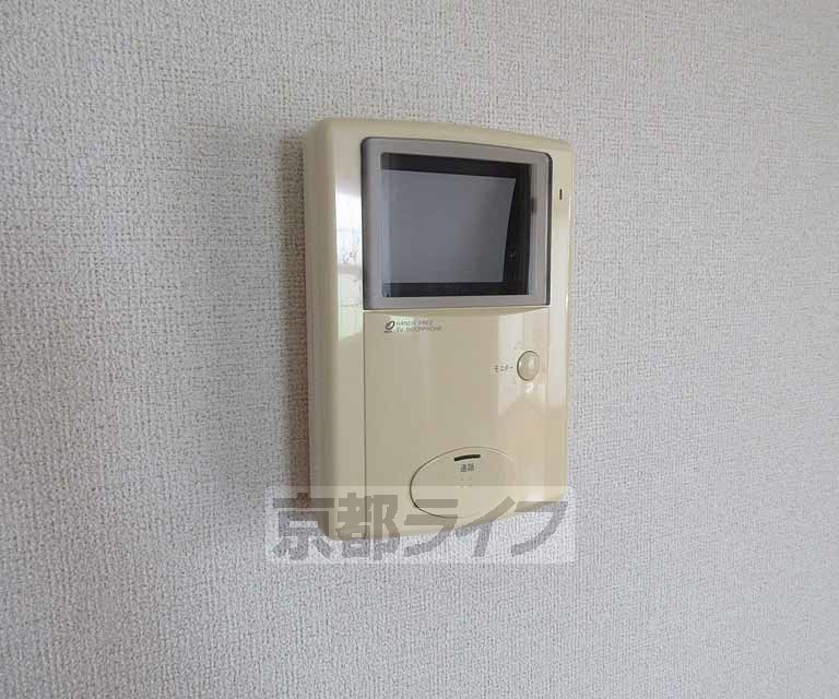 セキュリティ　モニター付きです！