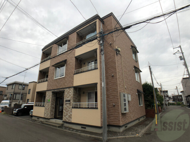 建物外観　札幌市東区北１４条東「アルモニー」