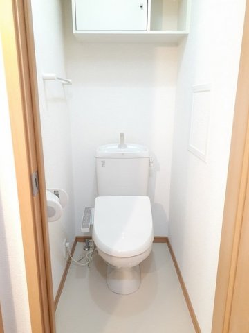 トイレ　ゆったりとした空間のトイレです