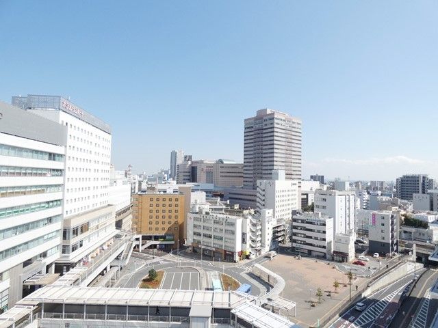 眺望　開放的な9階からの眺望です