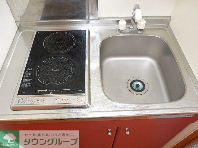 キッチン　安全な電気コンロ♪