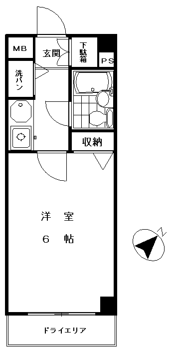 ミリオンコート三軒茶屋の間取り写真