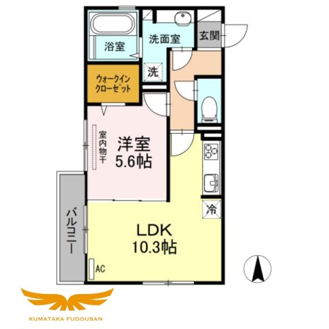 ドミール with Dの間取り写真