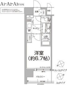 阪急宝塚線 中津駅 徒歩8分 11階建 築9年の間取り写真