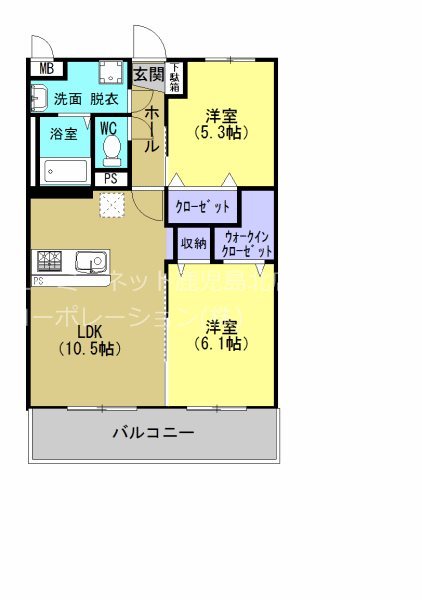West hillsの間取り写真