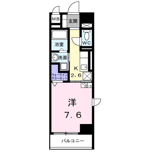 ホワイトメゾン新栄の間取り写真