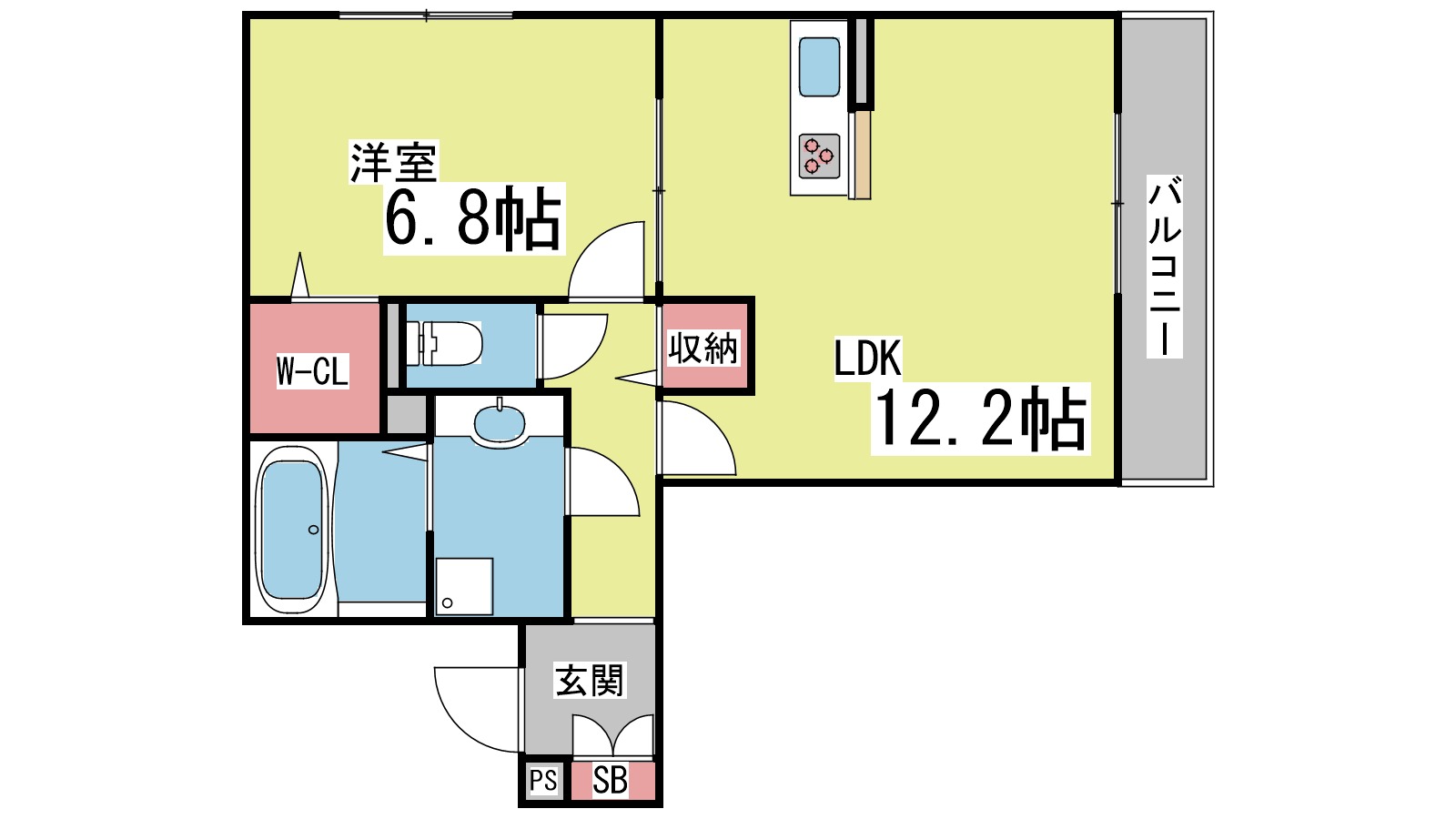 グレイスコート神戸住吉の間取り写真