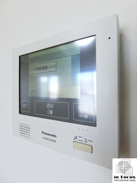 セキュリティ　来客の顔が見える安心のTVモニターホン