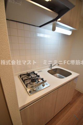 プレサンス天神橋スカイルのキッチン写真