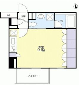 グランカーサ新宿御苑の間取り写真