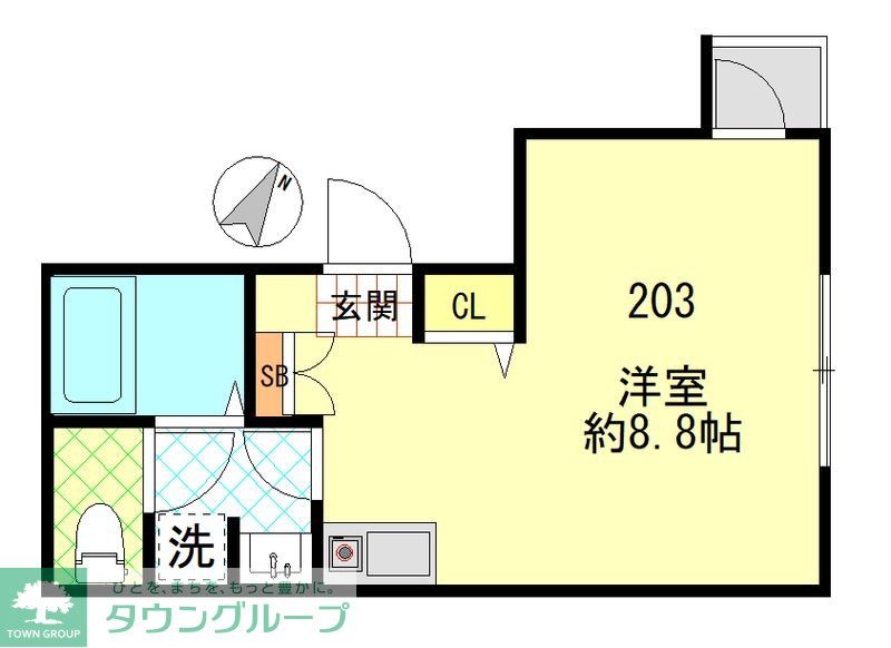 FERIO東向島の間取り写真