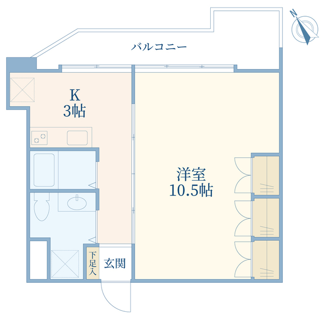 パラスト青葉台の間取り写真