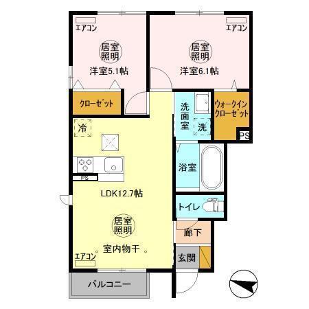 Cocodirの間取り写真