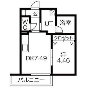ＪＲ両毛線 前橋駅 徒歩8分 5階建 築15年の間取り写真