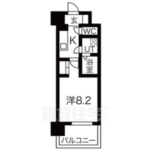 アーバンフラッツ五条堀川の間取り写真
