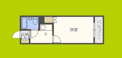 シャンクレール塚本の間取り写真