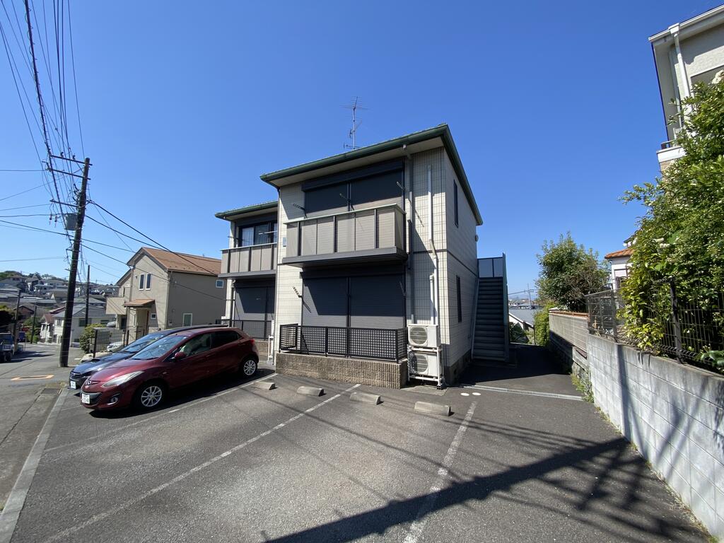 建物外観　前面駐車場です。