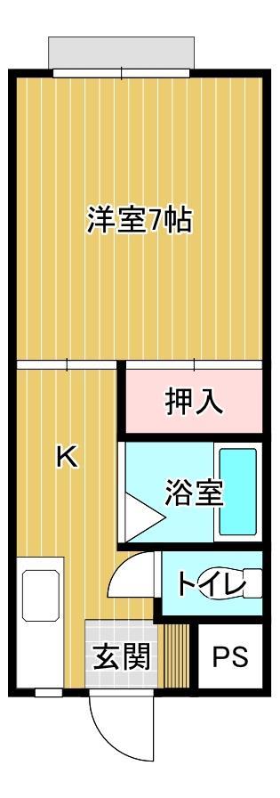 ハイツ伊藤３号館の間取り